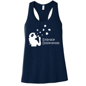 Embrace Differences Women's Racerback Tank