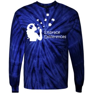 Embrace Differences Tie-Dye Long Sleeve Shirt