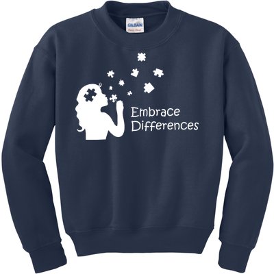 Embrace Differences Kids Sweatshirt