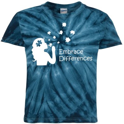 Embrace Differences Kids Tie-Dye T-Shirt