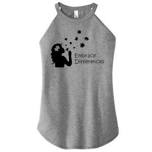 Embrace Differences Women's Perfect Tri Rocker Tank