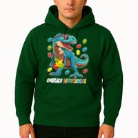 Embrace Differences Autism Awareness Dino Hoodie