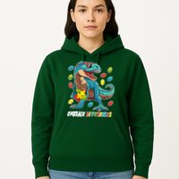 Embrace Differences Autism Awareness Dino Hoodie