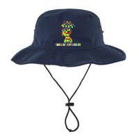 Embrace Differences Autism Awareness Puzzle Pieces Bucket Hat