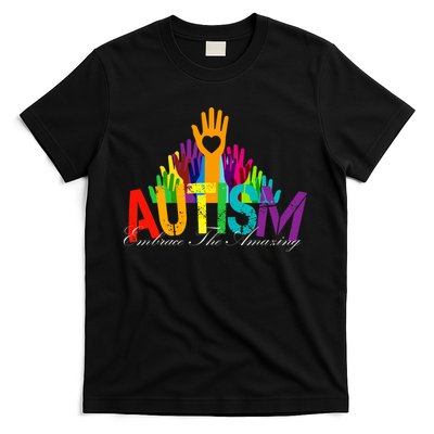 Embrace The Amazing Autism Hands T-Shirt