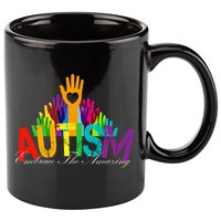Embrace The Amazing Autism Hands 11oz C Handle Ceramic Mug