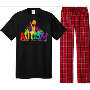 Embrace The Amazing Autism Hands Pajama Set