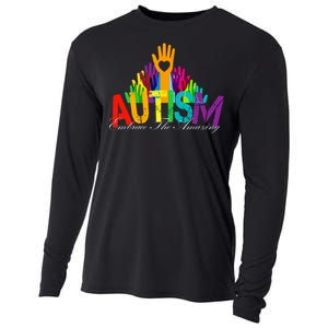 Embrace The Amazing Autism Hands Cooling Performance Long Sleeve Crew