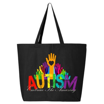 Embrace The Amazing Autism Hands 25L Jumbo Tote