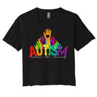 Embrace The Amazing Autism Hands Women's Crop Top Tee