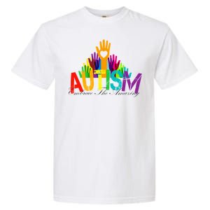 Embrace The Amazing Autism Hands Garment-Dyed Heavyweight T-Shirt