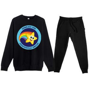 Embrace The Existential Dread Premium Crewneck Sweatsuit Set