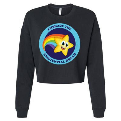 Embrace The Existential Dread Cropped Pullover Crew
