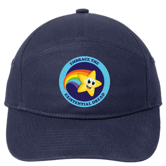 Embrace The Existential Dread 7-Panel Snapback Hat