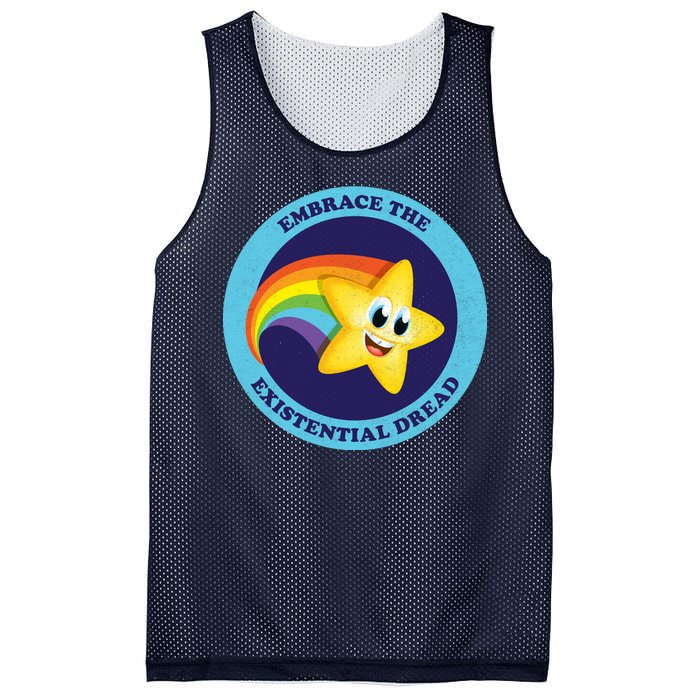 Embrace The Existential Dread Mesh Reversible Basketball Jersey Tank