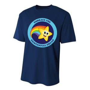 Embrace The Existential Dread Performance Sprint T-Shirt