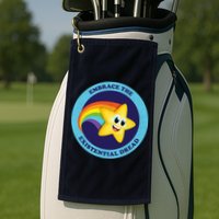 Embrace The Existential Dread Golf Towel