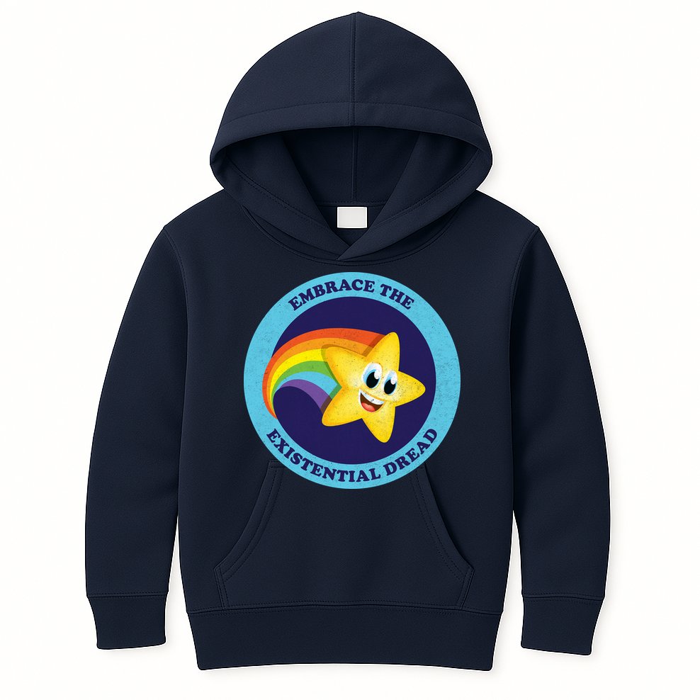 Embrace The Existential Dread Kids Hoodie