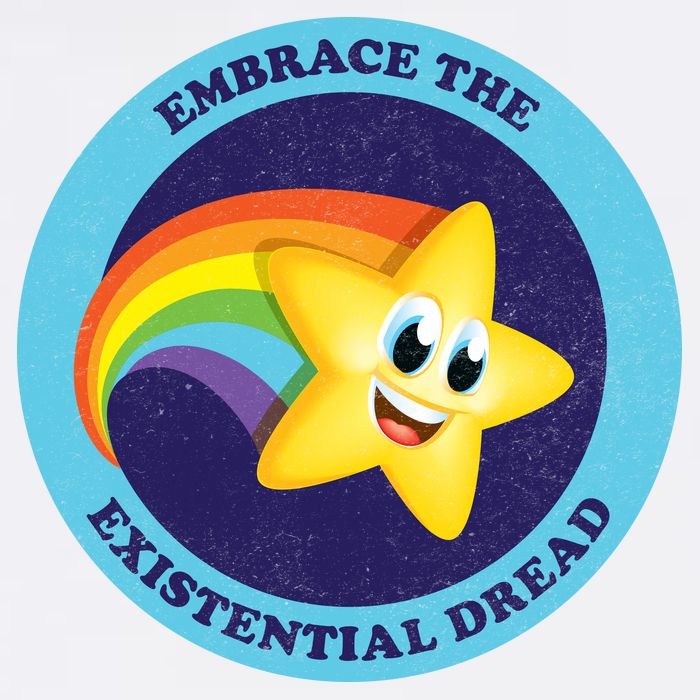 Embrace The Existential Dread Garment-Dyed Sweatshirt