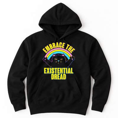 Embrace The Existential Dread Cat Hoodie