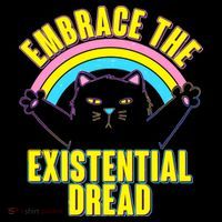 Embrace The Existential Dread Cat Hoodie