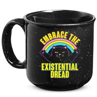 Embrace The Existential Dread Cat 15oz Campfire Ceramic Mug