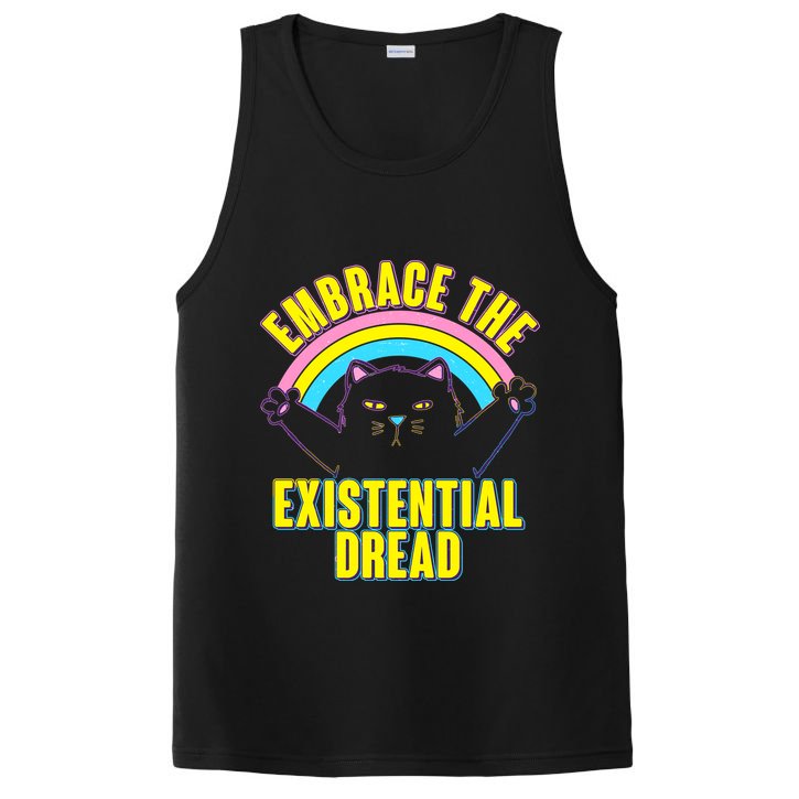 Embrace The Existential Dread Cat PosiCharge Competitor Tank