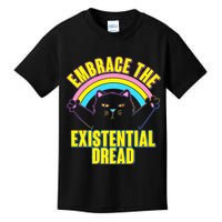 Embrace The Existential Dread Cat Kids T-Shirt