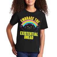 Embrace The Existential Dread Cat Kids T-Shirt
