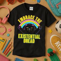Embrace The Existential Dread Cat Kids T-Shirt