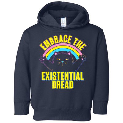 Embrace The Existential Dread Cat Toddler Hoodie