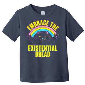 Embrace The Existential Dread Cat Toddler T-Shirt