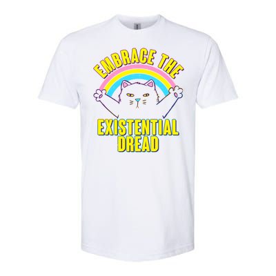 Embrace The Existential Dread Cat Softstyle® CVC T-Shirt