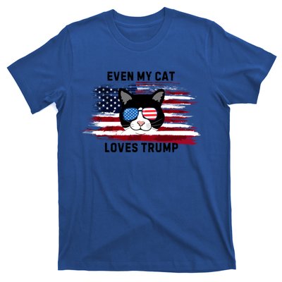 Even My Cat Loves Trump The Felon 2024 Us Election Funny Gift T-Shirt