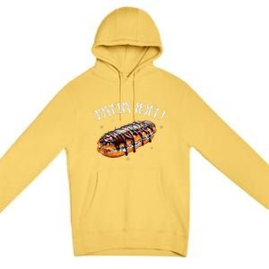 Eclair Merry Christmas In French Funny Joyeux Noel Premium Pullover Hoodie