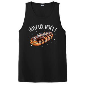 Eclair Merry Christmas In French Funny Joyeux Noel PosiCharge Competitor Tank