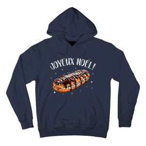 Eclair Merry Christmas In French Funny Joyeux Noel Tall Hoodie