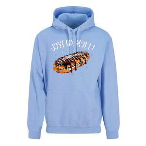 Eclair Merry Christmas In French Funny Joyeux Noel Unisex Surf Hoodie