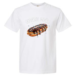 Eclair Merry Christmas In French Funny Joyeux Noel Garment-Dyed Heavyweight T-Shirt