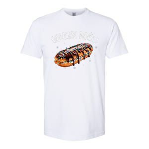 Eclair Merry Christmas In French Funny Joyeux Noel Softstyle CVC T-Shirt