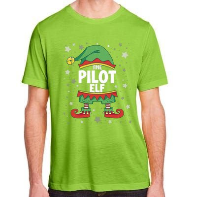 Elf Matching Christmas Family Group Elf Pilot Adult ChromaSoft Performance T-Shirt