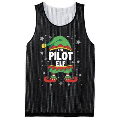 Elf Matching Christmas Family Group Elf Pilot Mesh Reversible Basketball Jersey Tank