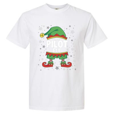 Elf Matching Christmas Family Group Elf Pilot Garment-Dyed Heavyweight T-Shirt