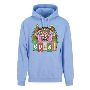 Epcot Merry Christmas Party Trip Figment Dragon Christmas Light Unisex Surf Hoodie