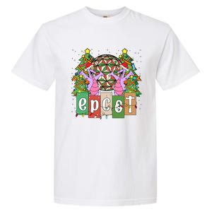 Epcot Merry Christmas Party Trip Figment Dragon Christmas Light Garment-Dyed Heavyweight T-Shirt