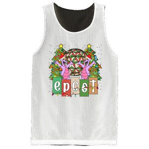 Epcot Merry Christmas Party Trip Figment Dragon Christmas Light Mesh Reversible Basketball Jersey Tank