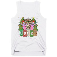 Epcot Merry Christmas Party Trip Figment Dragon Christmas Light Tank Top