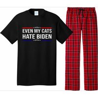 Even My Cats Hate Biden Funny Anti Biden FJB Pajama Set