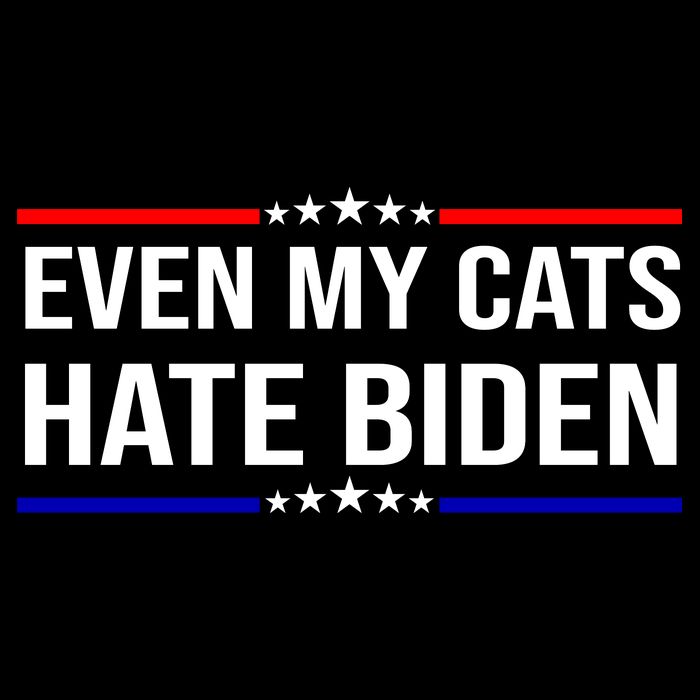Even My Cats Hate Biden Funny Anti Biden FJB Baby Bodysuit