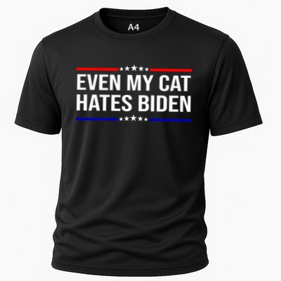 Even My Cat Hates Biden Funny Anti Biden FJB Performance Shirt